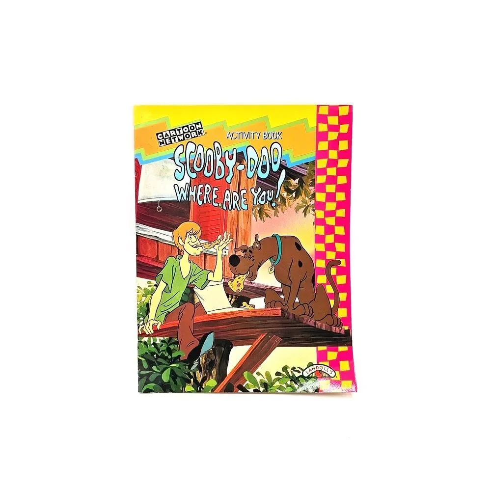 Scooby Doo Coloring Book‎ Vintage 1998 Activity Book Cartoon Network Read